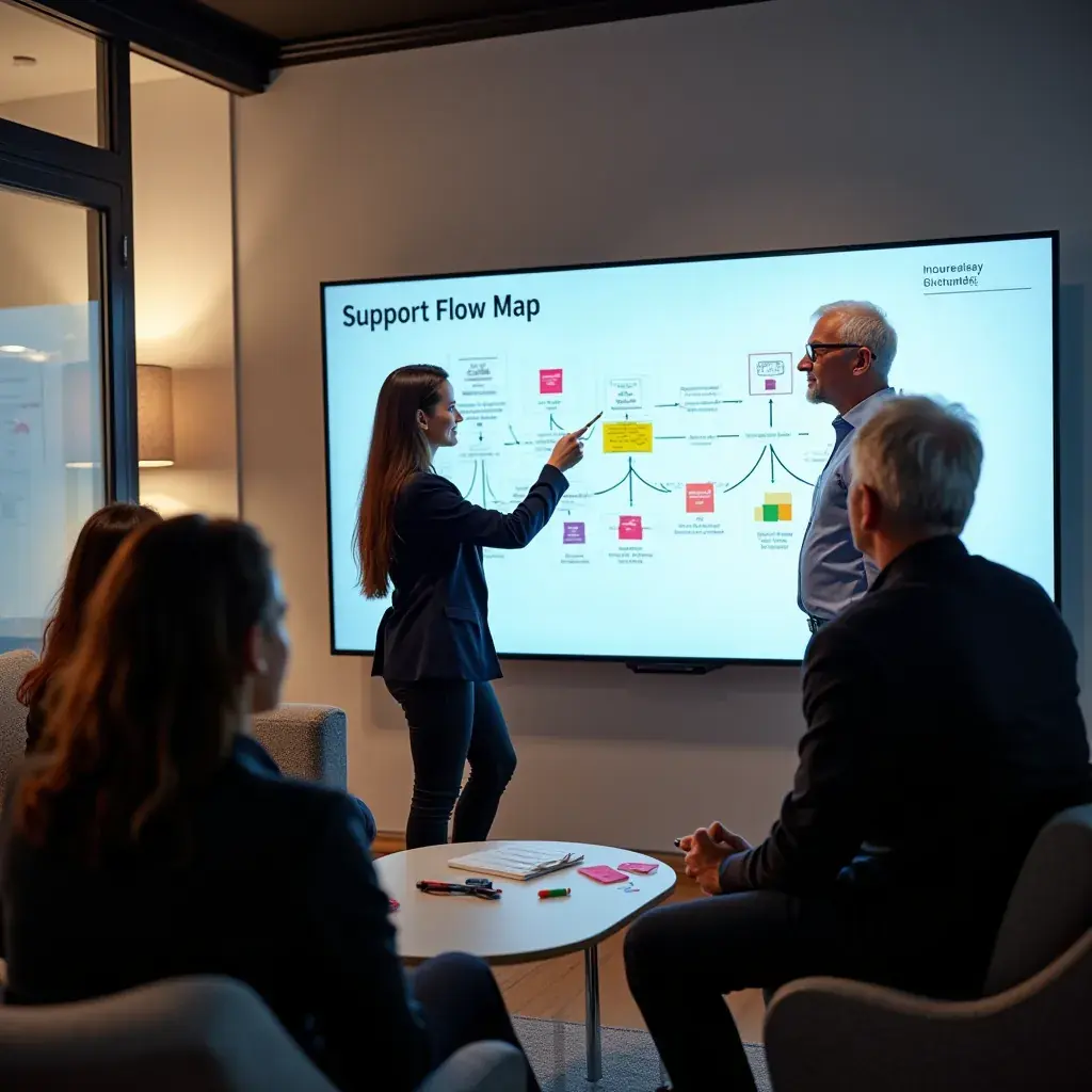 Professional team collaboration